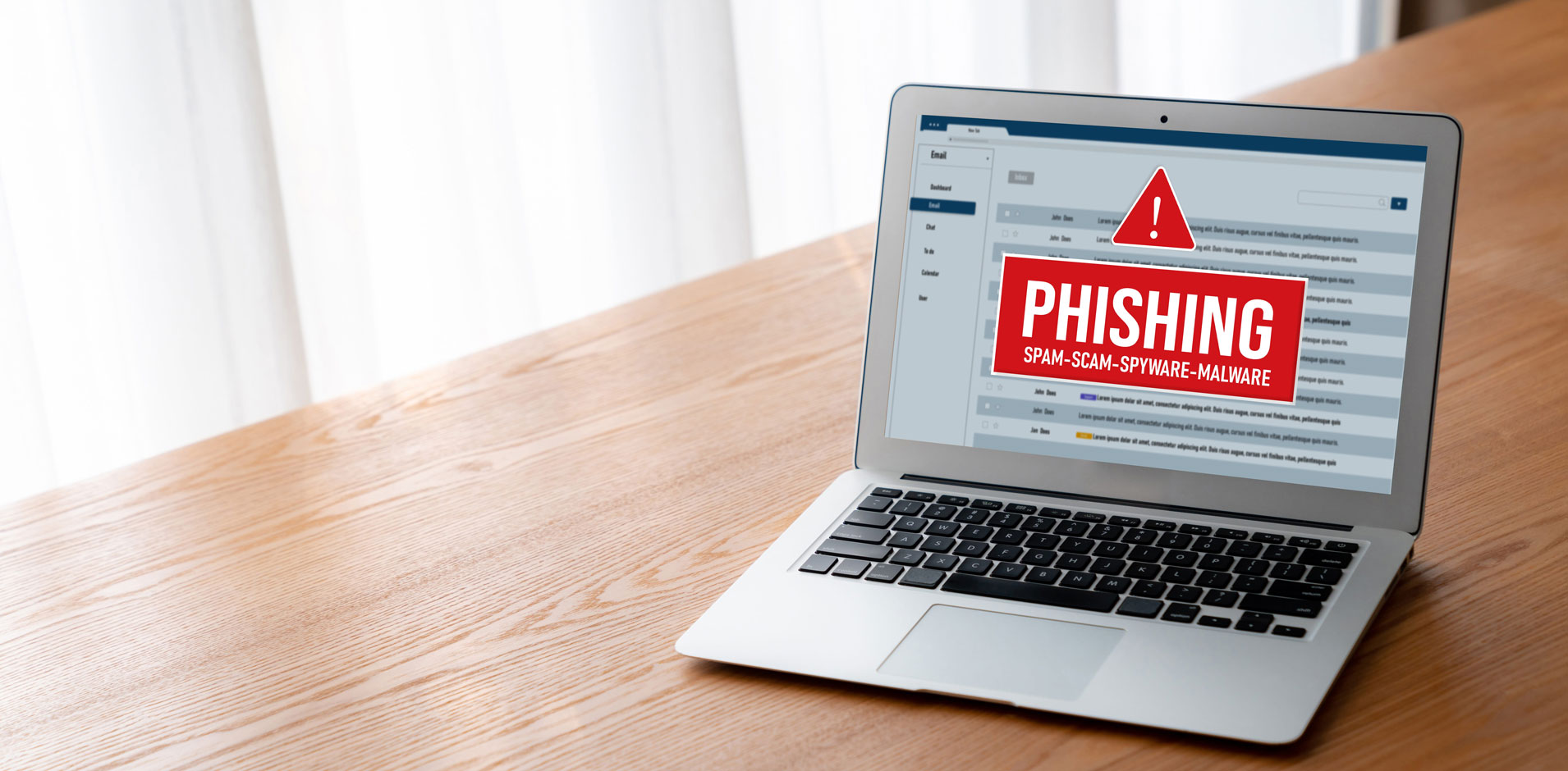 Vorsicht vor E-Mails mit<br /><span class=uk-text-bold>betrügerischem Inhalt</span>
